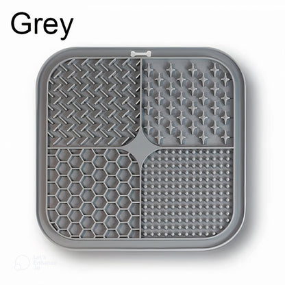 LickMate Slow Feeder Mat – Calming Silicone Treat Pad for Cats & Dogs