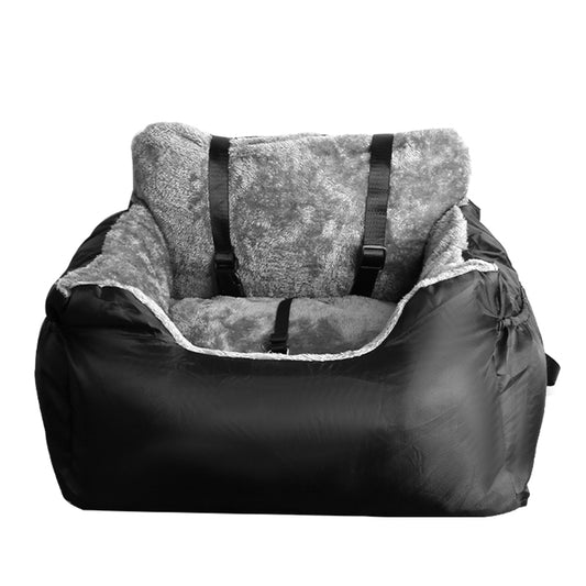 Cosy Black Dog Car Booster Seat for Small Dogs