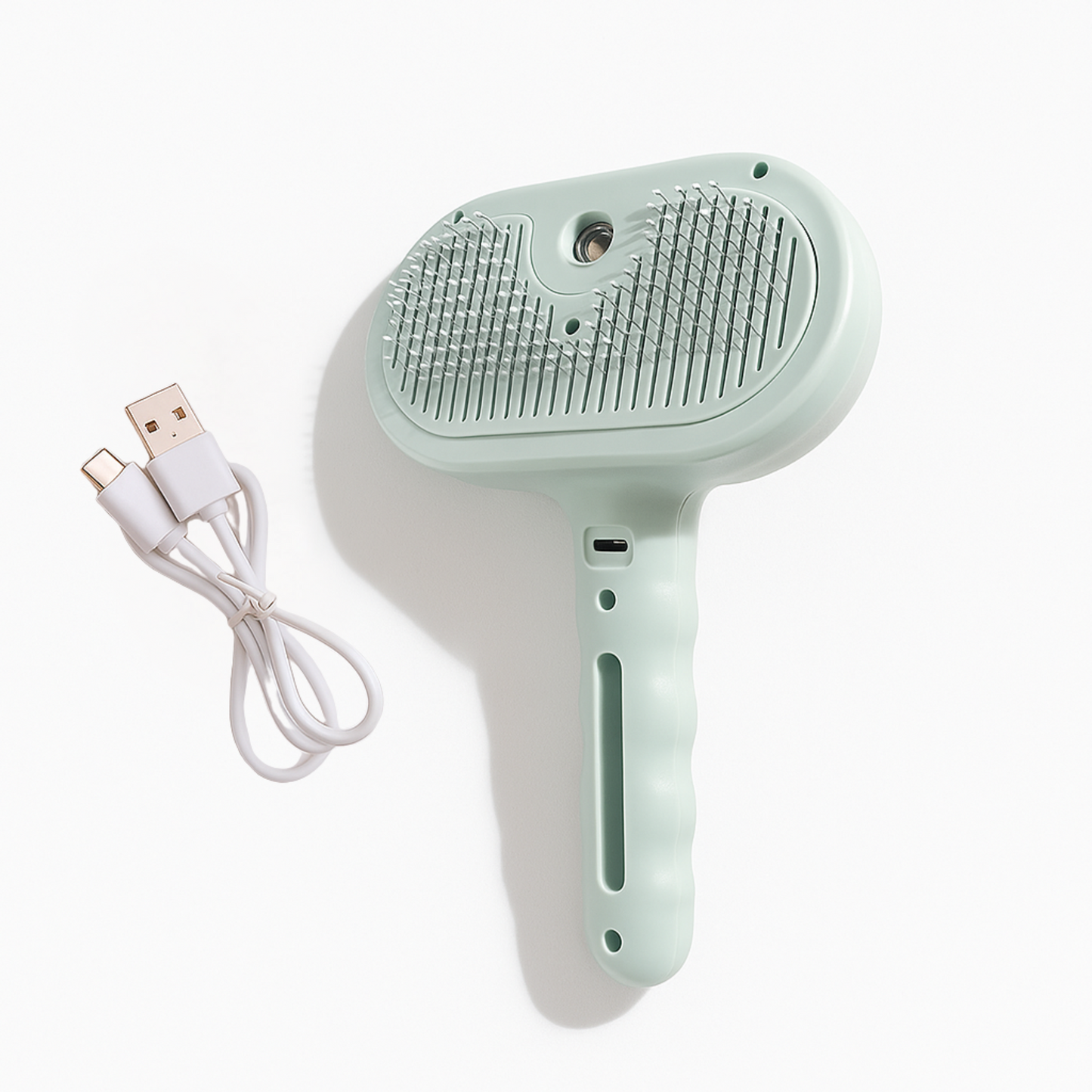 Luxury Steam Grooming Brush for Dogs – Spa-Like Shedding & Detangling at Home