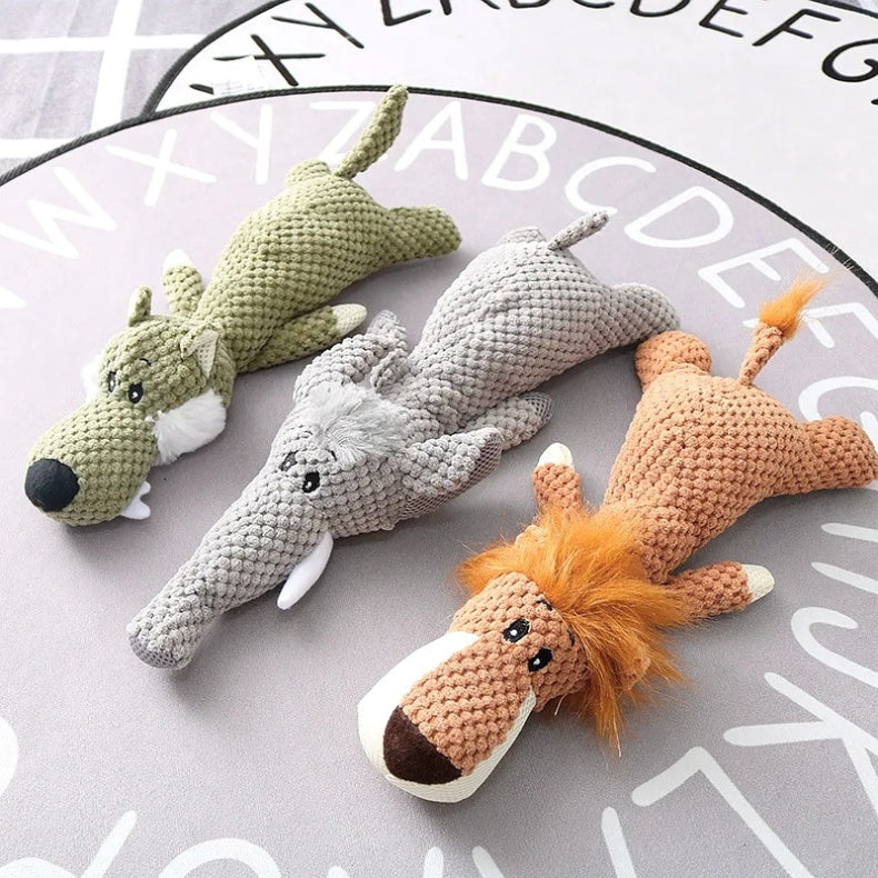 Soft Squeaky Puppy Chew Toy – Plush Dog Toy for Small Dogs & Teething Relief